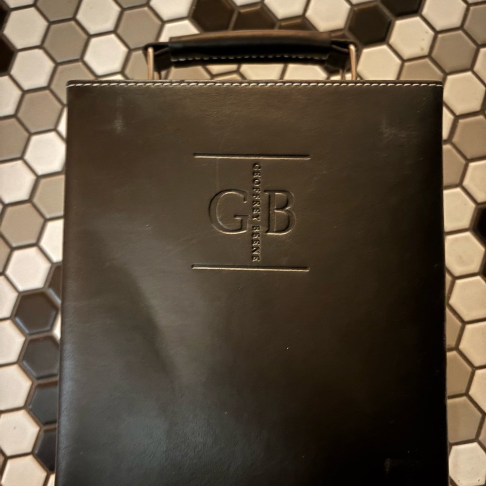 Geoffrey Beene Travel Martini Set Briefcase